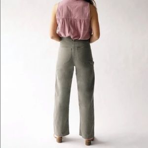 Loup Wide Leg, Sage ‘Painter’s Pants’